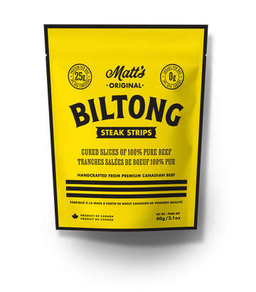 60g Bag of Matt's Original Biltong